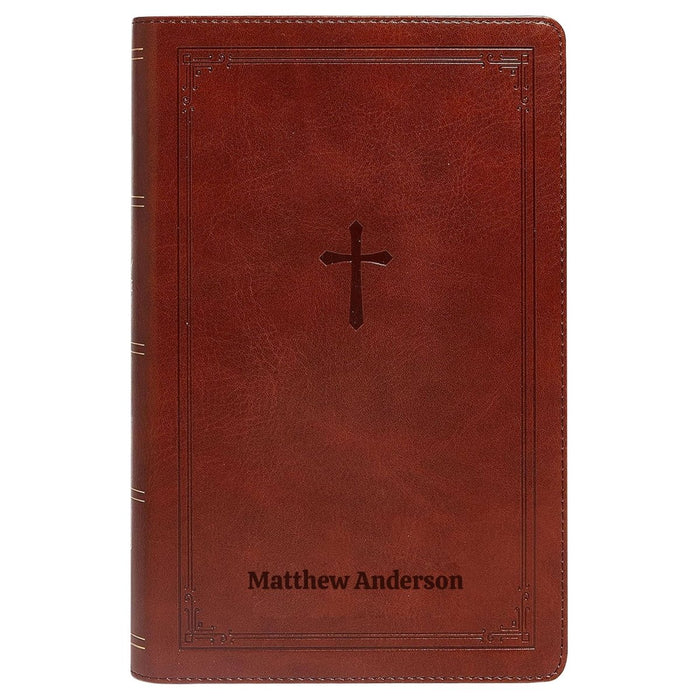 NKJV Brown Lay-Flat